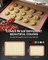 3 Pieces Silicone Baking Mat Colorful Collection - Set of 3: 2 Half Sheets Mats (11 5/8" x 16 1/2") + 1 Quarter Baking Sheet, Reusable & Nonstick Bakeware Mats for Cookies, Macarons, Bread (Pink)